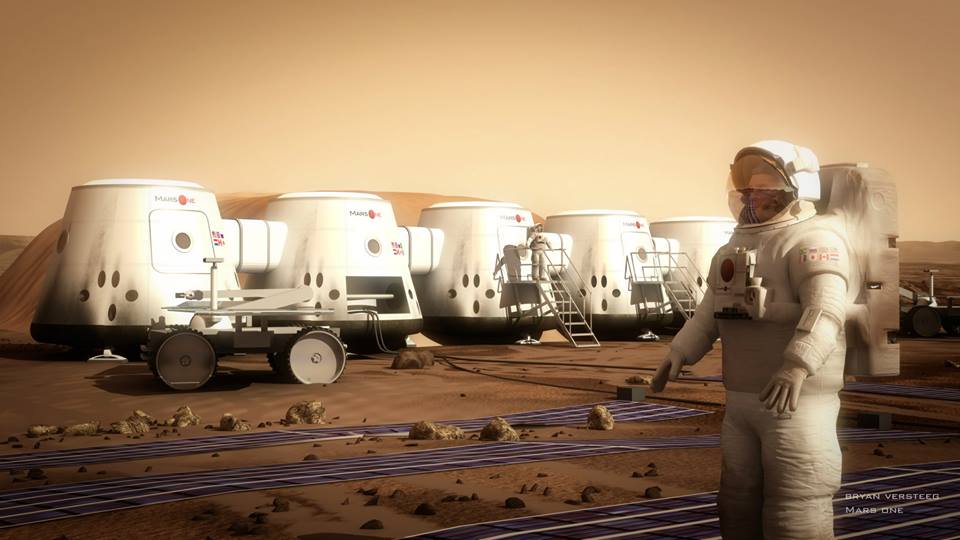 Модель начальной колонии на Марсе проекта Mars One. Изображение 2.