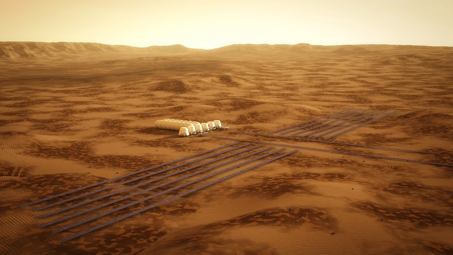 Модель начальной колонии на Марсе проекта Mars One. Изображение 5.